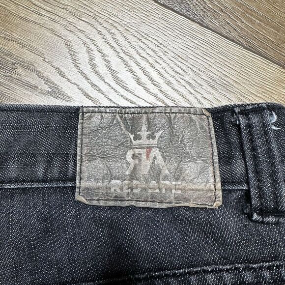 Vintage Red Ape Baggy Jeans Mens 42 x 30 Dark Gray Y2K Streetwear Skater Grunge - Picture 5 of 7